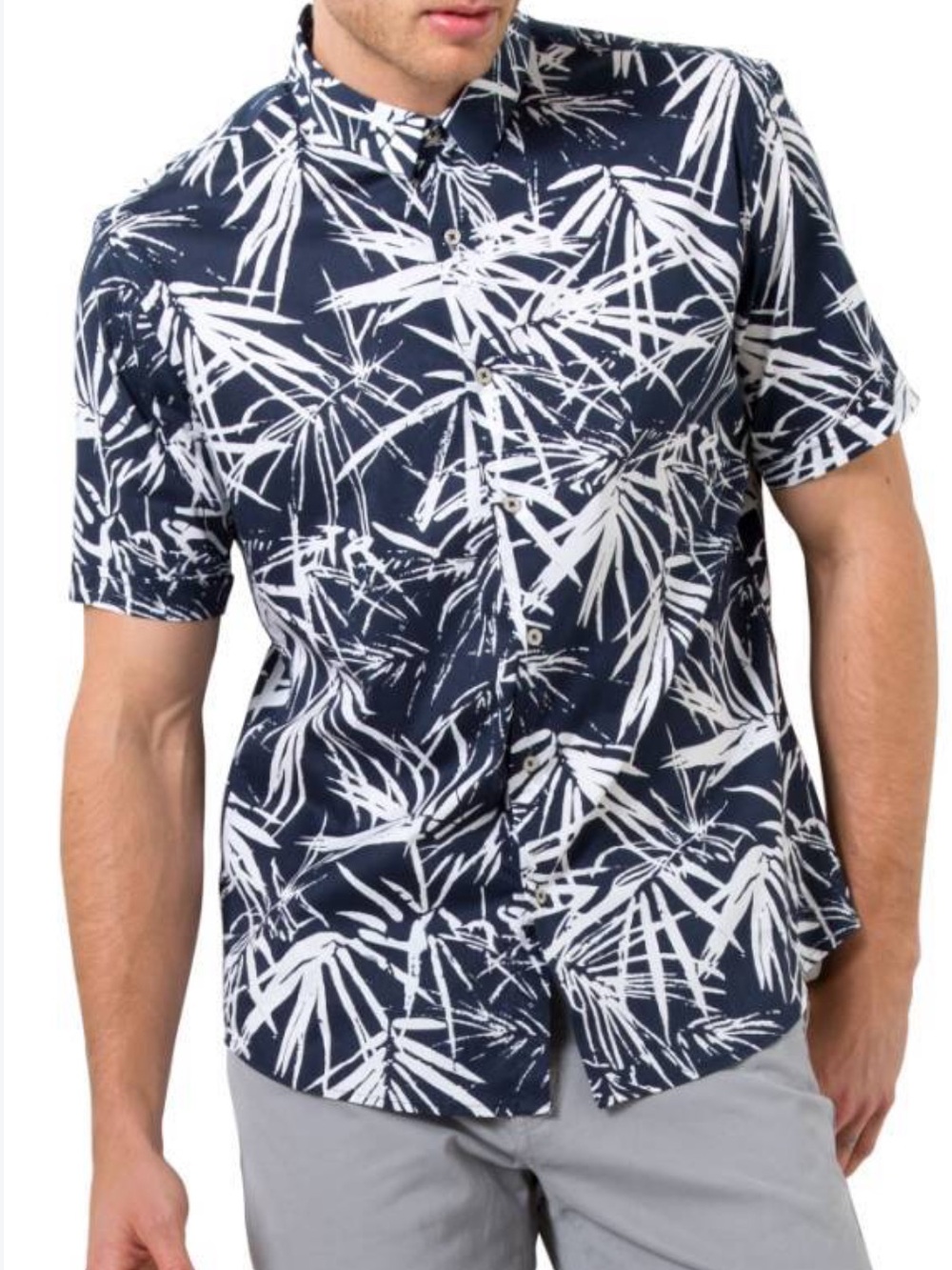 7 Diamonds Men’s Button Up Shirt in Revelation Sunday Print